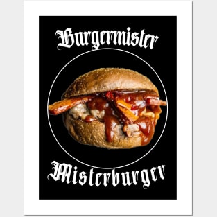 Burgermister, Misterburger Posters and Art